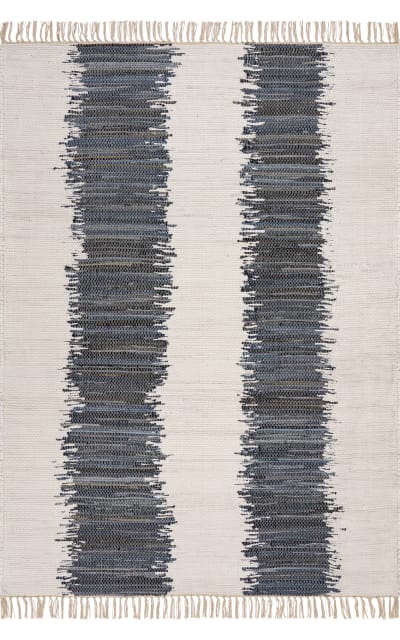 Dahara Hand Woven White Area Rug