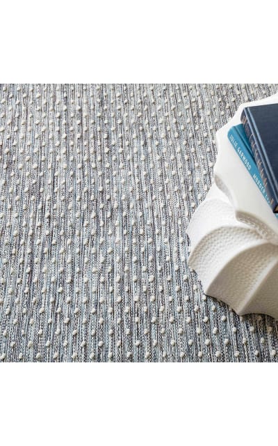 Hobnail Indoor - Outdoor Blue Area Rug