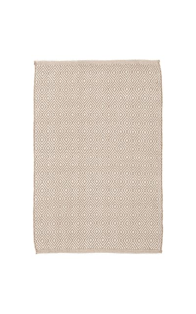 Petit Diamond RDB352 Khaki - Ivory Area Rug