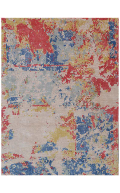 Exquisite Rugs Reflections Hand Loomed 2542 Blue - Multi | Rug Studio