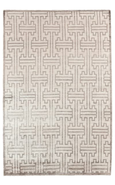 Exquisite Rugs Bamboo Silk Hand Knotted 3290 Ivory | Rug Studio