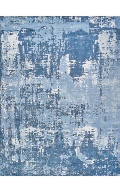 Koda Hand Woven 3379 Blue - Ivory Area Rug