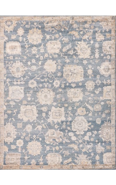Museum Hand Knotted 3496 Midnight Blue Area Rug
