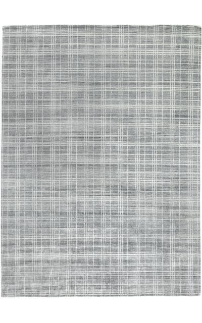 Exquisite Rugs Fairbanks Hand Woven 3834 Gray - White | Rug Studio