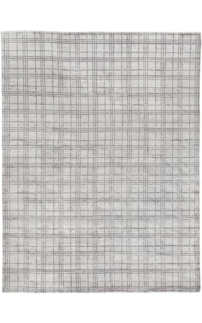 Fairbanks Hand Woven 3838 White - Gray Area Rug