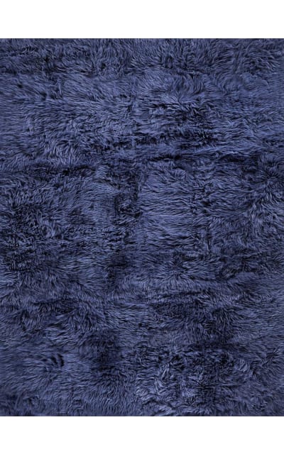 Blue Skin Rug Exquisite Rugs Sheepskin 3847 Blue | Rug Studio