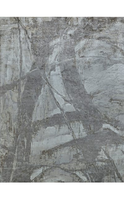 Floor Art Hand Knotted 5710 Ivory - Beige Area Rug
