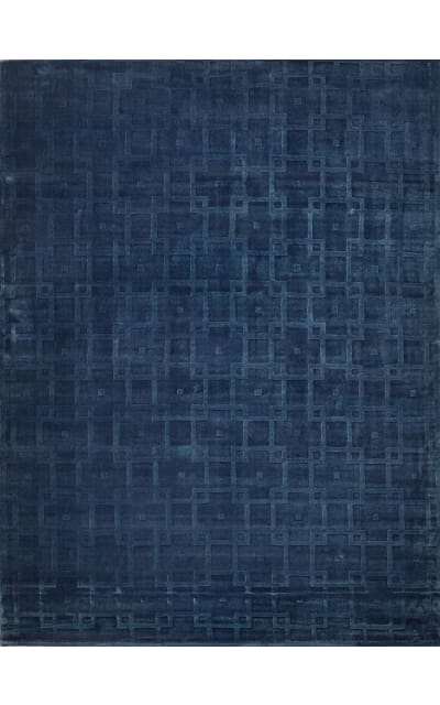 Camora Modern Hand Loomed 6754 Navy Area Rug