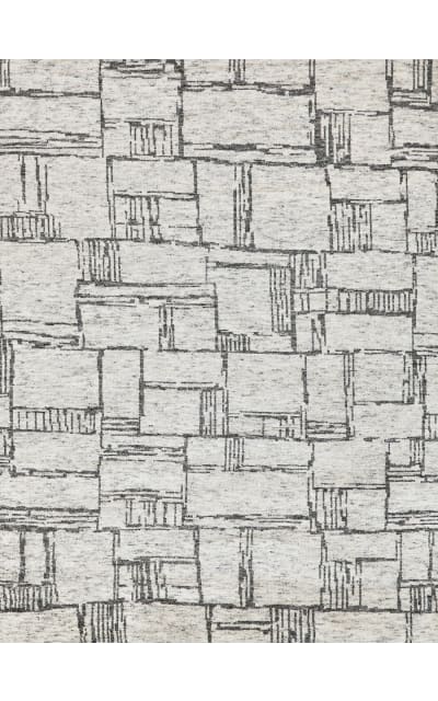 Aldridge Hand Knotted 6830 Ivory - Charcoal Area Rug