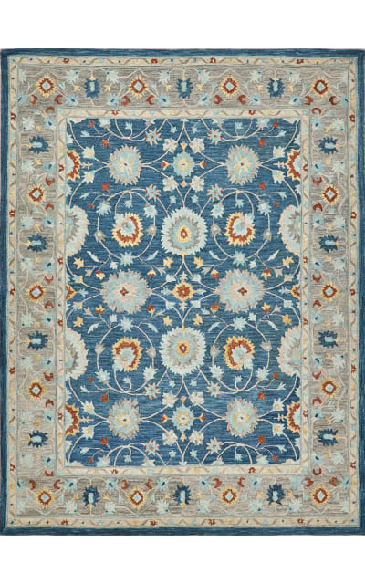 Newport Hand Tufted 7326 Blue - Gray Area Rug