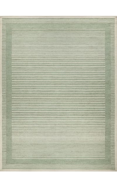 Dusseldorf Hand Tufted 7343 Sage Green - Ivory Area Rug