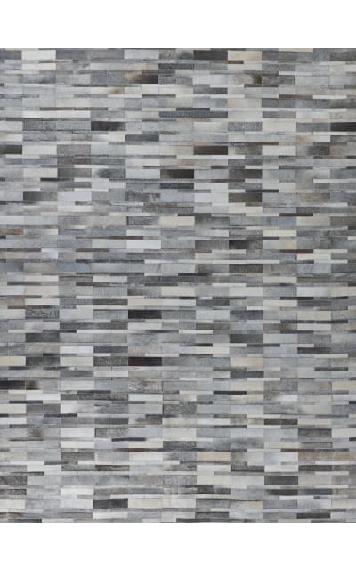 Natural Hide Hair on Hide 9785 Gray - Multi Area Rug