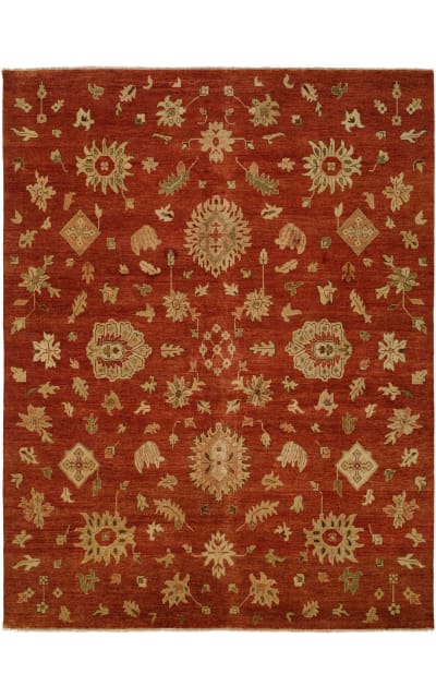 Royen 100786 Orange Area Rug