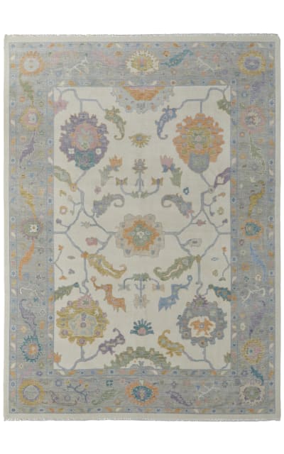 Karina 69G9F Ivory - Gray Area Rug