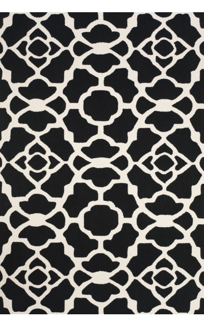 Feizy Cetara 4106f Black - White 184772 Area Rug Clearance