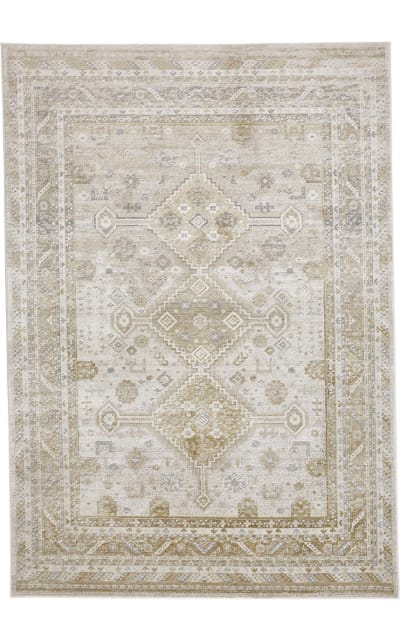 Aura 3738F Gold - Ivory Area Rug