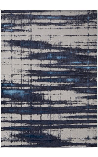 Indio 39gzf Blue - Ivory Area Rug
