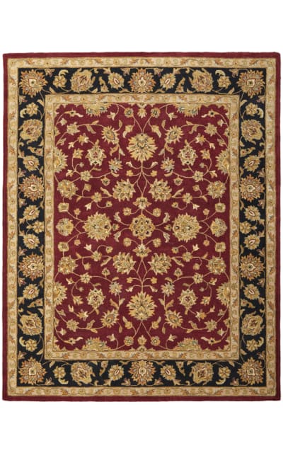 Wagner 8942f Red - Black Area Rug