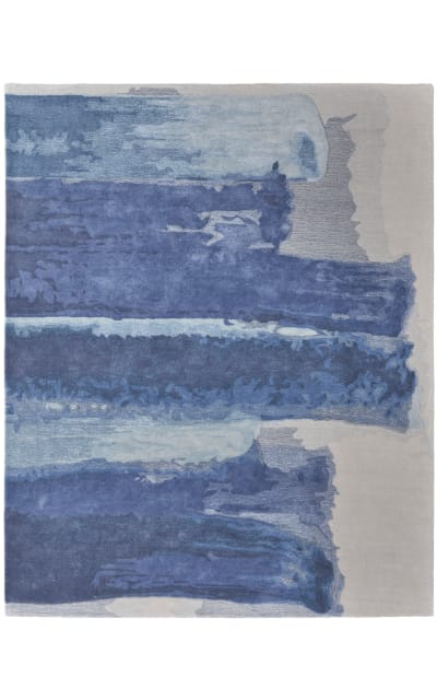 Anya 8921f Blue - Ivory Area Rug