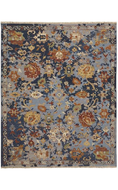 Leylan 0587f Blue Area Rug