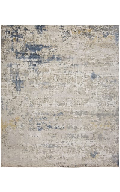 Sample Sale 220908R Grey - Light Blue Area Rug Last Chance