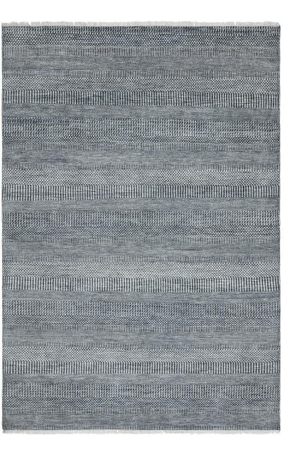 HRI Mirage Mt-106 Navy - Silver Area Rug