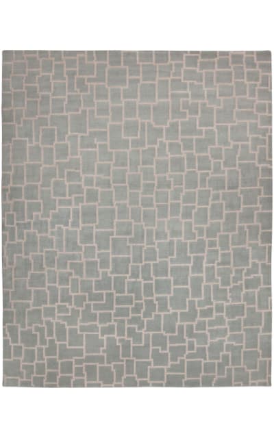 HRI Ritz Ri-1307 Blue Crystal Area Rug