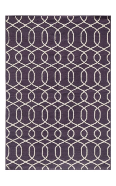 Urban Bungalow MR26 Sweet Grape - Bone White Area Rug Clearance