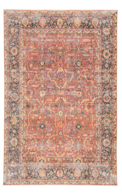 Boheme Avonlea Boh04 Orange - Blue Area Rug