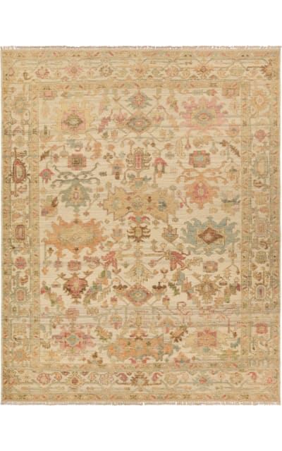 Cicek Ramya Cic03 White Area Rug