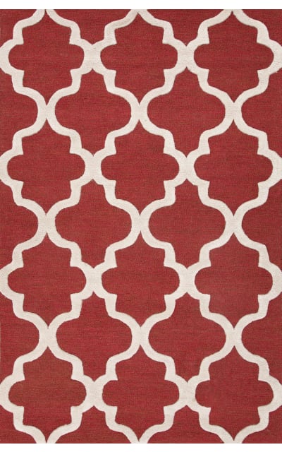 Sample Sale 103005R Velvet Red Area Rug Last Chance