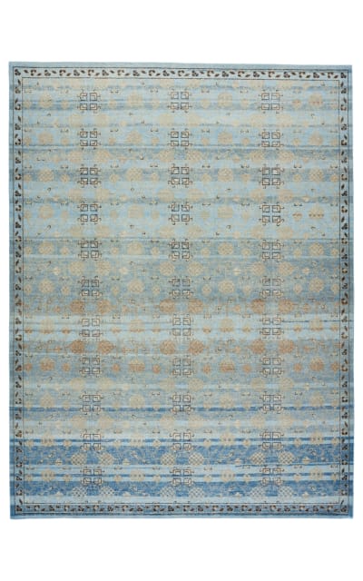 Eden Anemone Ede07 Blue Area Rug