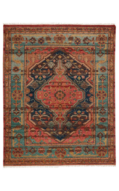 Jinsen Afri Jin03 Dark Blush Area Rug