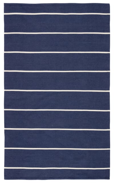 Lanai Corbina Lan02 Dark Blue - Ivory Area Rug