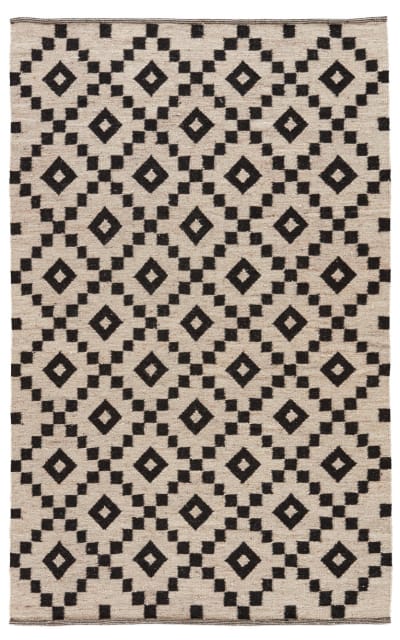 Scandinavia Nordic Croix Scn01 Turtledove - Jet Black Area Rug Clearance