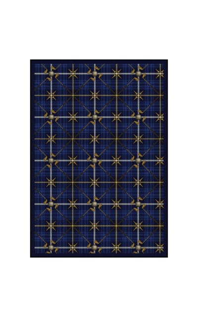 Joy Carpets Games People Play Saint Andrews Seaside Blue Area Rug