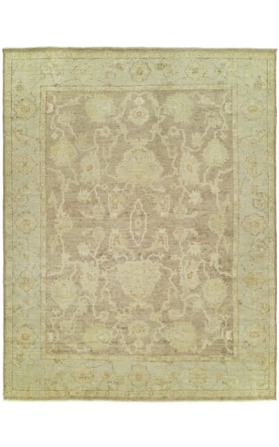 Karaman Kr-002 Brown - Light Blue Area Rug Clearance