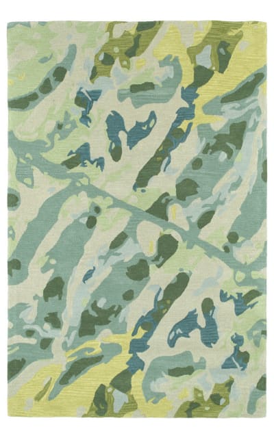 Kaleen Pastiche Pas01-78 Turquoise | Rug Studio