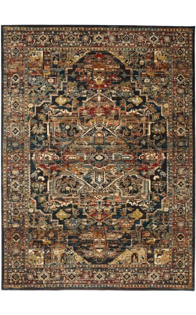 Spice Market Alcantara Saphire Area Rug