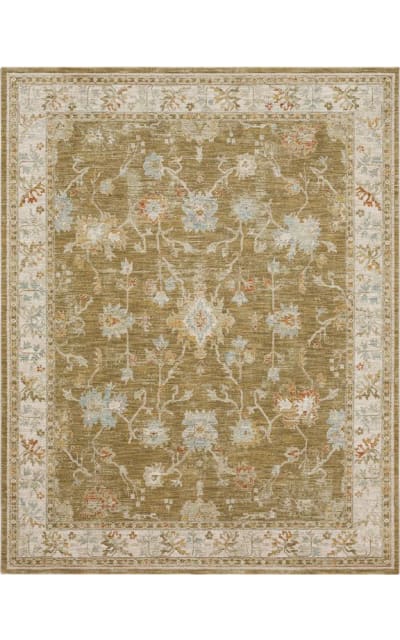 Adalia Iznik Brown Area Rug