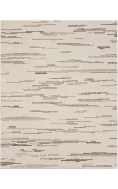 Forsyth Park Oyster Creek Ivory Beige Area Rug