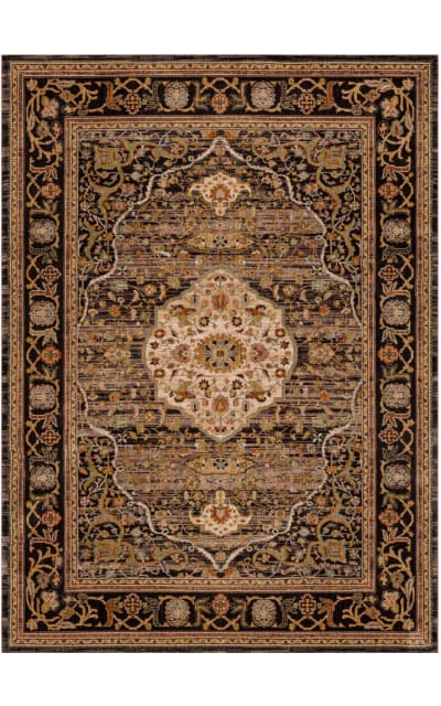 Spice Market Petra Charcoal Area Rug