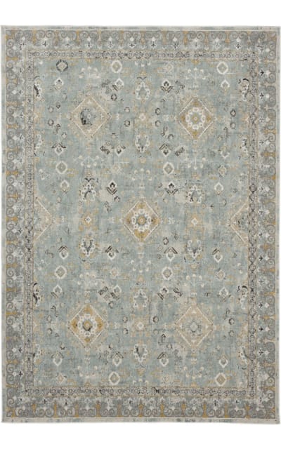 Karastan Windemere Ravenglass Blue Area Rug