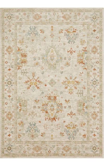 Adalia Tunceli Cream Area Rug