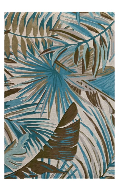 Kas Cove 3002 Ivory - Teal Area Rug