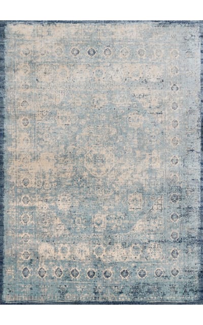 Anastasia Af-14 Light Blue - Ivory Area Rug