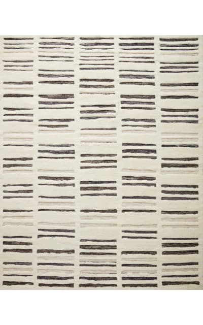Bennett BEN-01 Ivory - Charcoal Area Rug