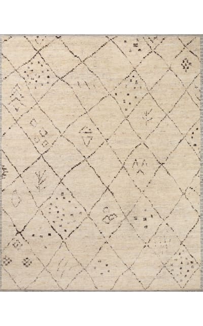 Amber Lewis x Loloi Briyana Bri-03 Natural - Stone Rug
