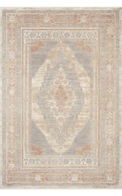 Magnolia Home by Joanna Gaines x Loloi Carlisle Car-06 Slate - Taupe Rug