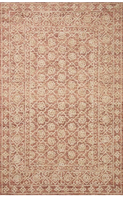 Cecelia Cec-01 Rust - Natural Area Rug